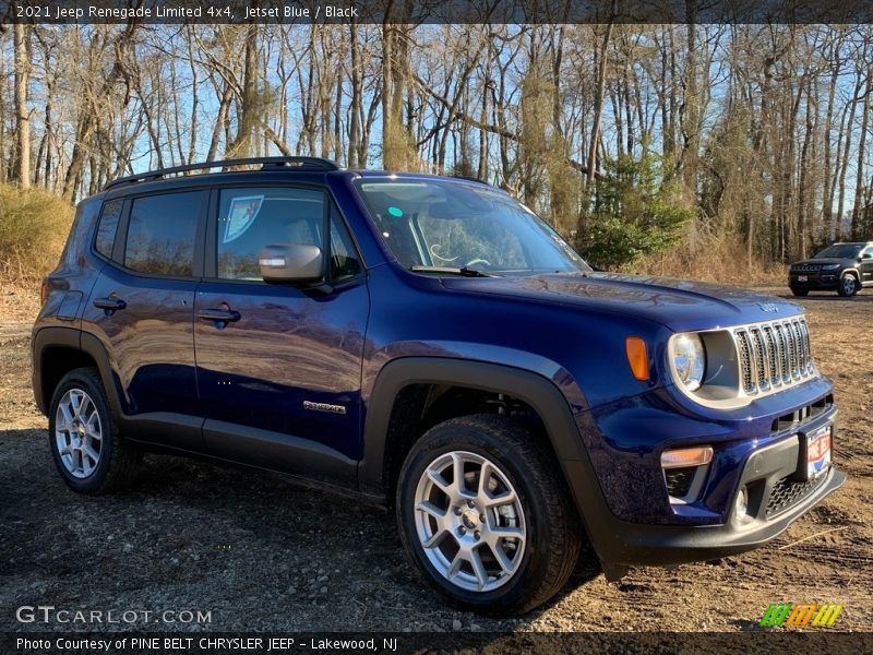 Jetset Blue / Black 2021 Jeep Renegade Limited 4x4