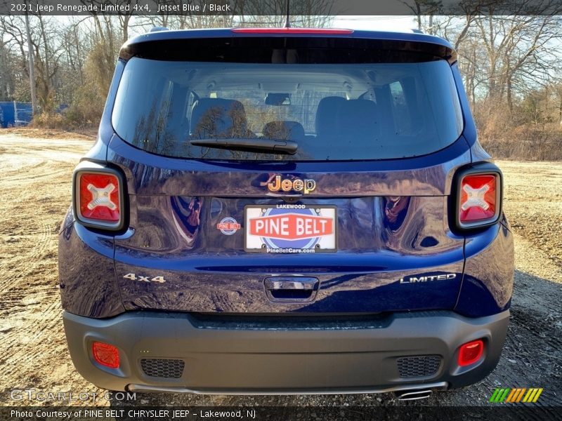 Jetset Blue / Black 2021 Jeep Renegade Limited 4x4