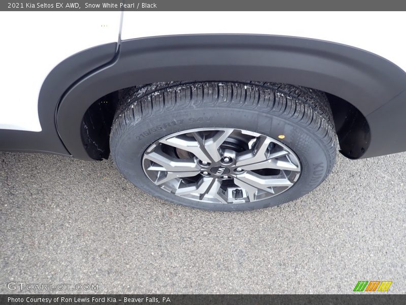 Snow White Pearl / Black 2021 Kia Seltos EX AWD