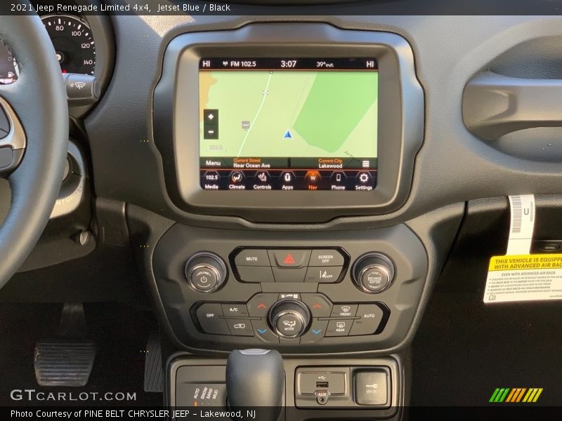 Jetset Blue / Black 2021 Jeep Renegade Limited 4x4