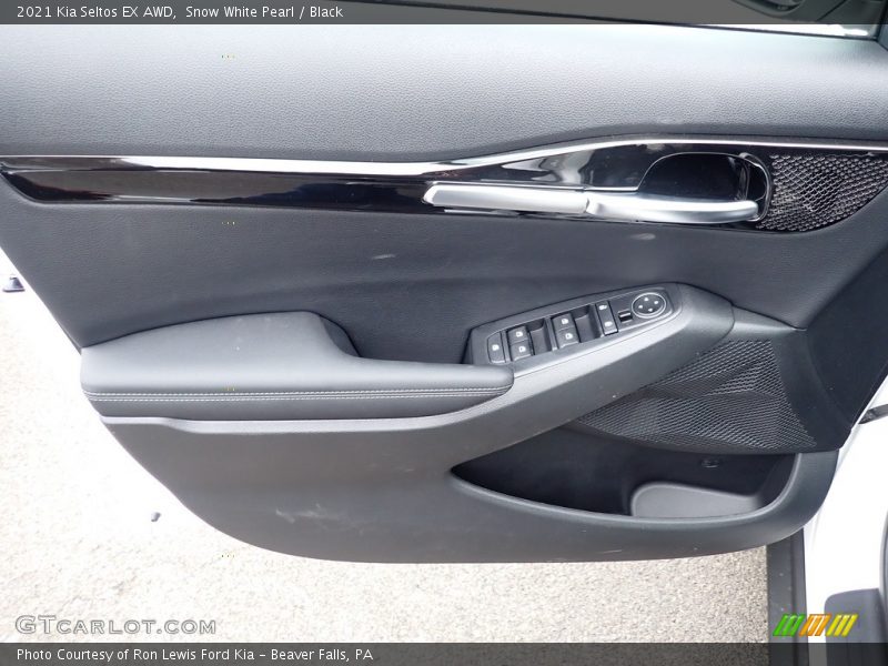 Snow White Pearl / Black 2021 Kia Seltos EX AWD