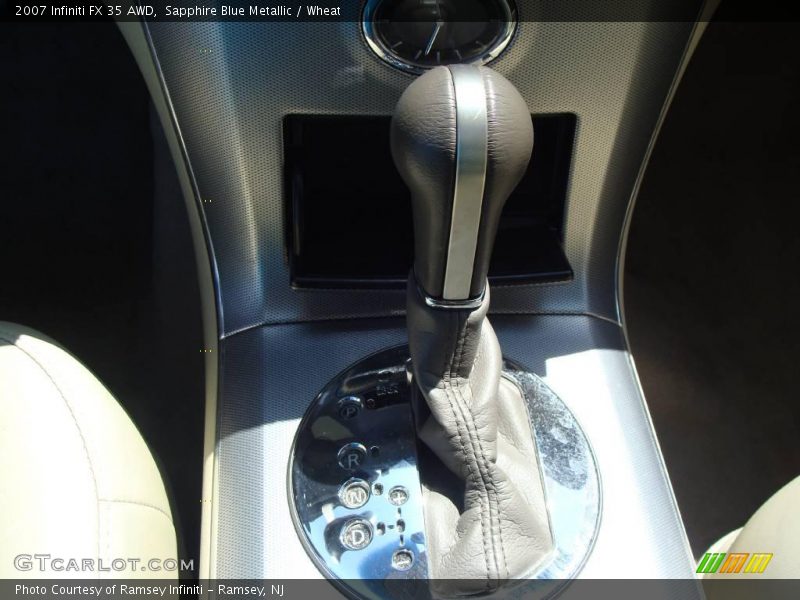 Sapphire Blue Metallic / Wheat 2007 Infiniti FX 35 AWD