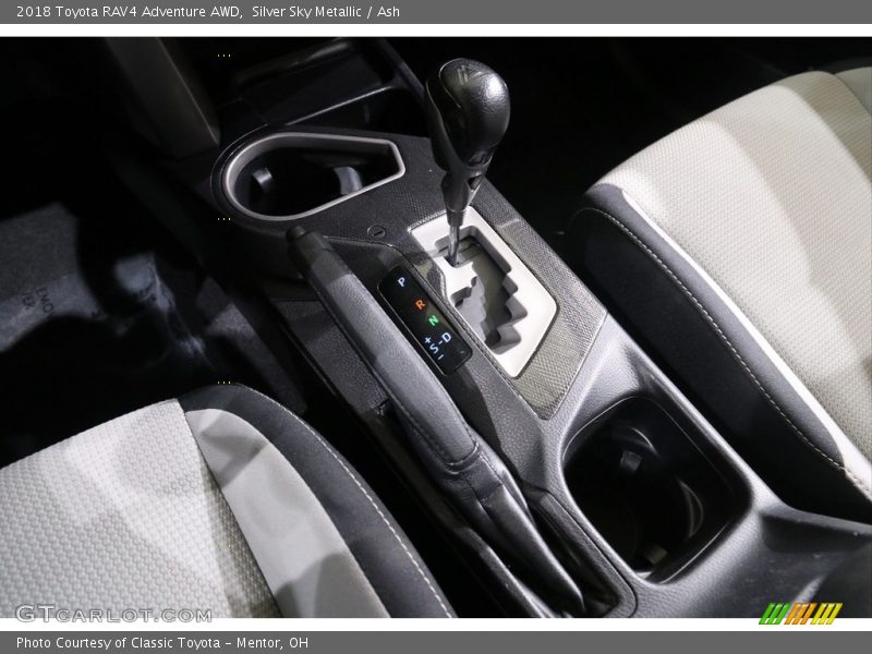 Silver Sky Metallic / Ash 2018 Toyota RAV4 Adventure AWD