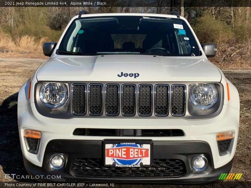 Alpine White / Black 2021 Jeep Renegade Limited 4x4
