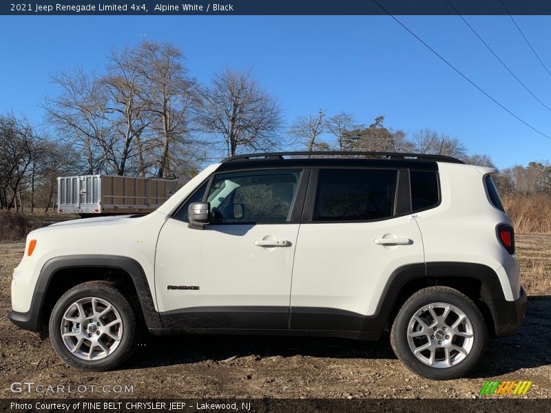 Alpine White / Black 2021 Jeep Renegade Limited 4x4