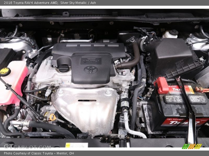 Silver Sky Metallic / Ash 2018 Toyota RAV4 Adventure AWD