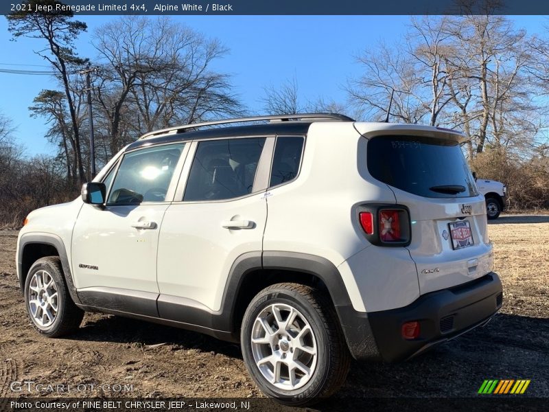 Alpine White / Black 2021 Jeep Renegade Limited 4x4