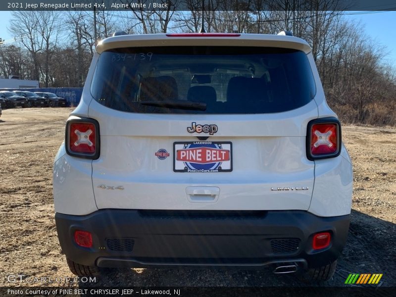 Alpine White / Black 2021 Jeep Renegade Limited 4x4