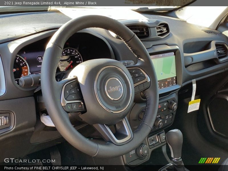 Alpine White / Black 2021 Jeep Renegade Limited 4x4