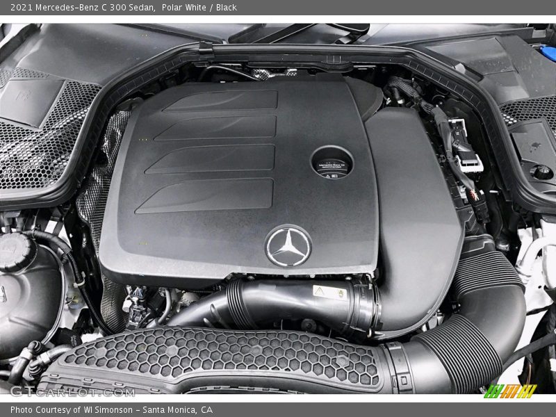 Polar White / Black 2021 Mercedes-Benz C 300 Sedan