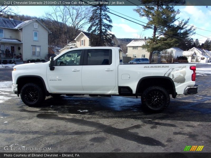 Summit White / Jet Black 2021 Chevrolet Silverado 2500HD LT Crew Cab 4x4