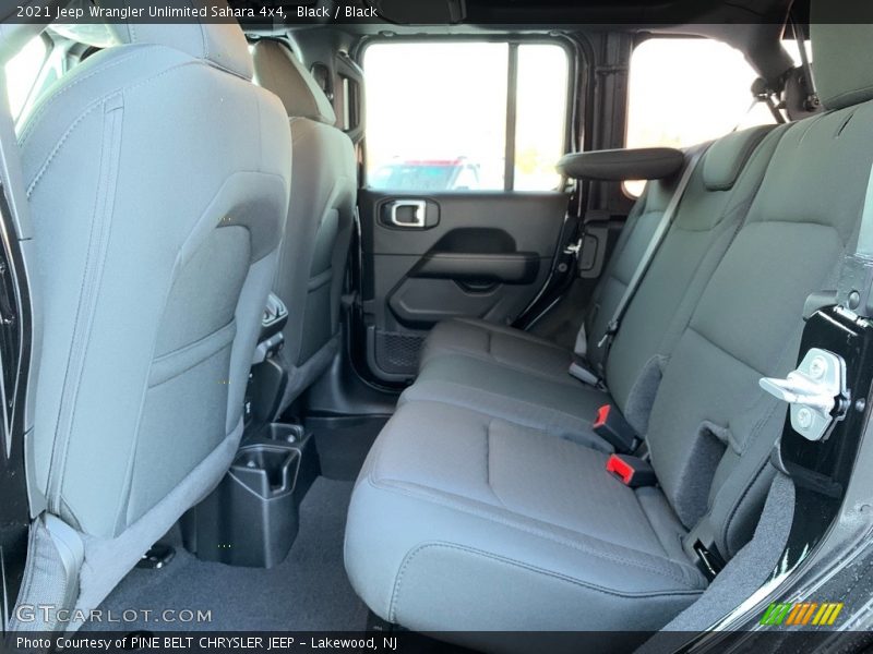 Black / Black 2021 Jeep Wrangler Unlimited Sahara 4x4