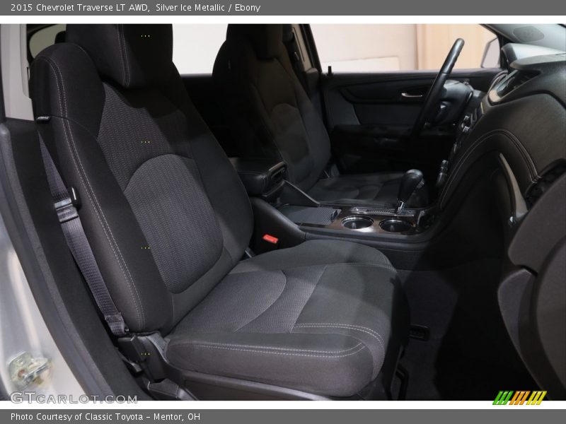 Silver Ice Metallic / Ebony 2015 Chevrolet Traverse LT AWD