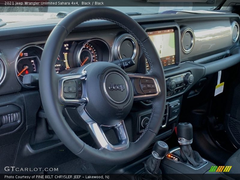 Dashboard of 2021 Wrangler Unlimited Sahara 4x4