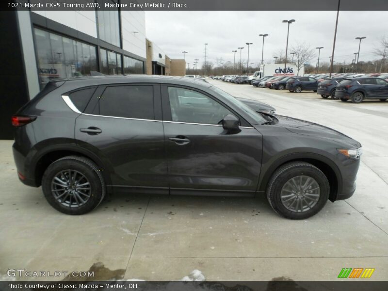 Machine Gray Metallic / Black 2021 Mazda CX-5 Touring AWD