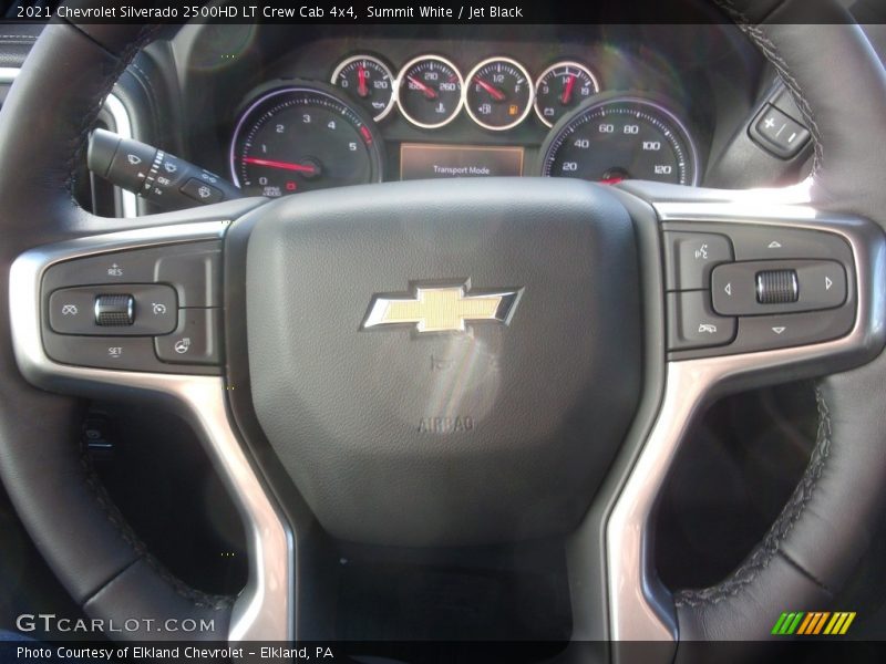 Summit White / Jet Black 2021 Chevrolet Silverado 2500HD LT Crew Cab 4x4