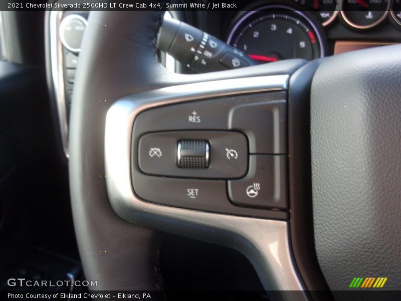 Summit White / Jet Black 2021 Chevrolet Silverado 2500HD LT Crew Cab 4x4