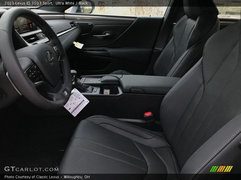 Ultra White / Black 2021 Lexus ES 350 F Sport