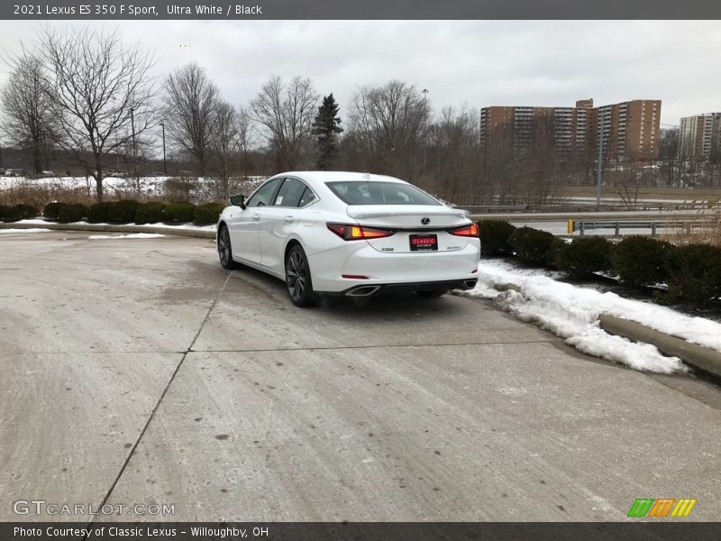 Ultra White / Black 2021 Lexus ES 350 F Sport