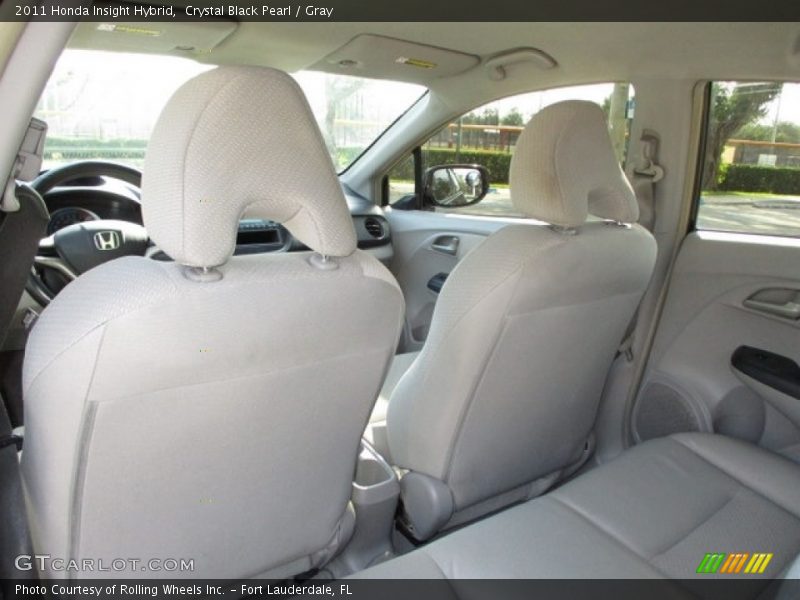 Rear Seat of 2011 Insight Hybrid