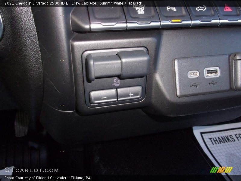 Summit White / Jet Black 2021 Chevrolet Silverado 2500HD LT Crew Cab 4x4