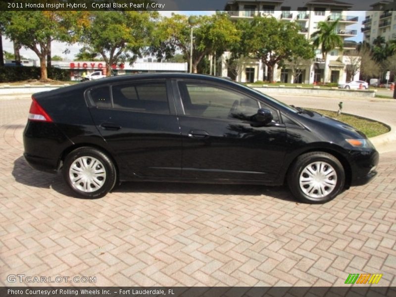 Crystal Black Pearl / Gray 2011 Honda Insight Hybrid