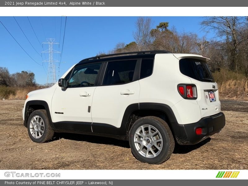 Alpine White / Black 2021 Jeep Renegade Limited 4x4