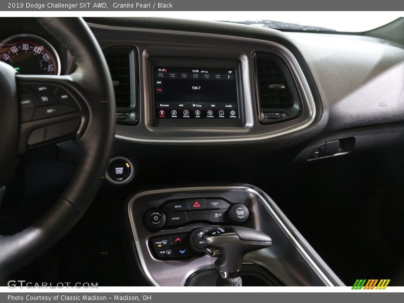 Granite Pearl / Black 2019 Dodge Challenger SXT AWD
