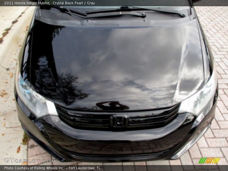 Crystal Black Pearl / Gray 2011 Honda Insight Hybrid