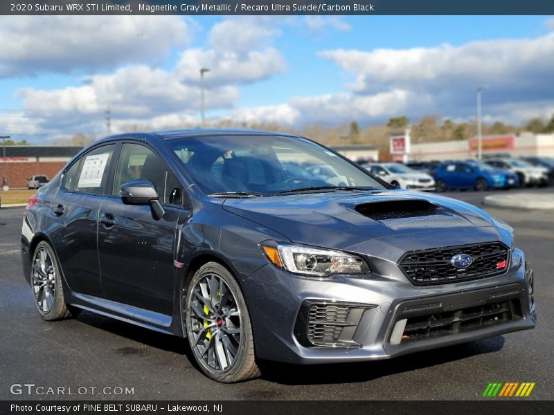 Magnetite Gray Metallic / Recaro Ultra Suede/Carbon Black 2020 Subaru WRX STI Limited