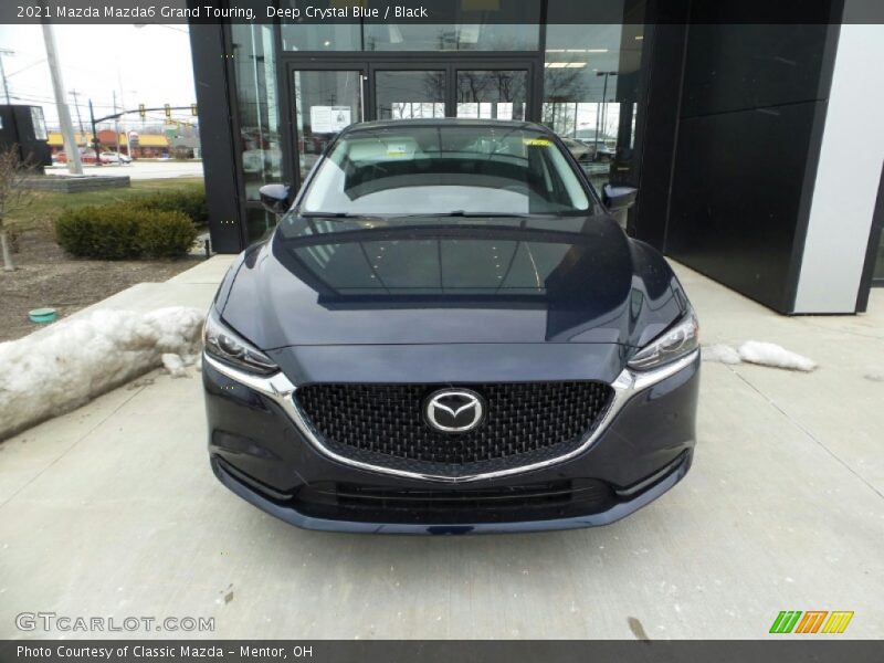 Deep Crystal Blue / Black 2021 Mazda Mazda6 Grand Touring