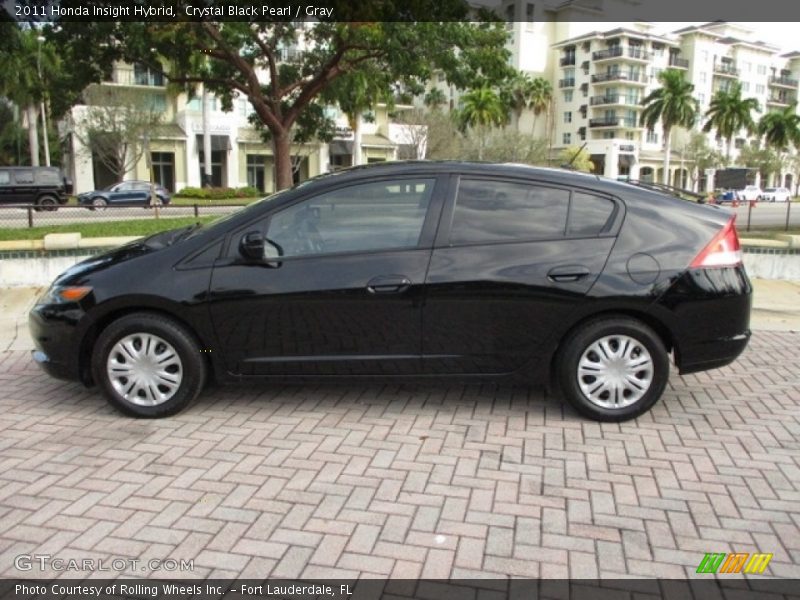 Crystal Black Pearl / Gray 2011 Honda Insight Hybrid