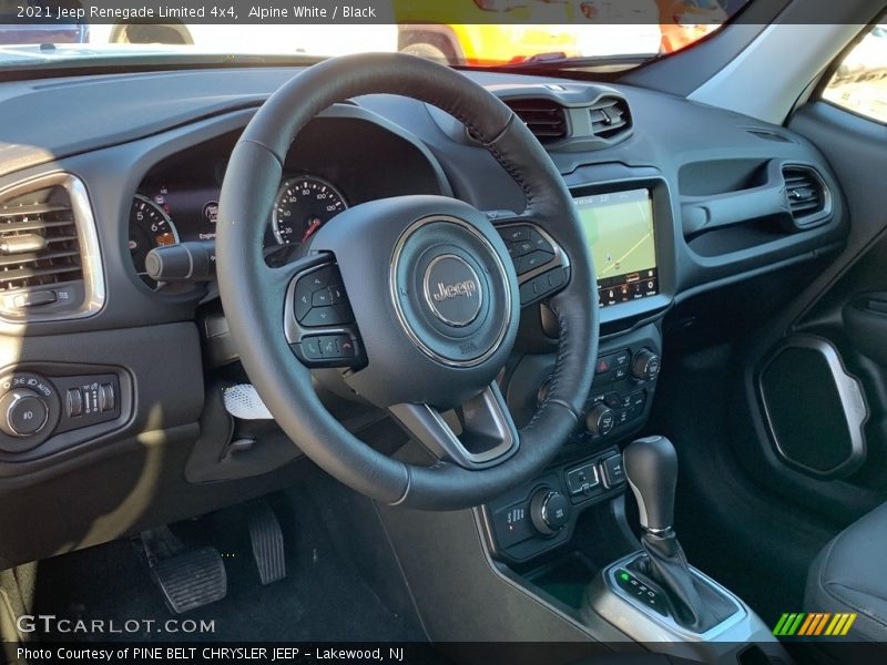 Alpine White / Black 2021 Jeep Renegade Limited 4x4