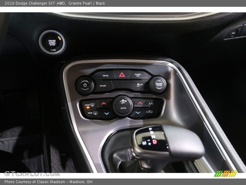Granite Pearl / Black 2019 Dodge Challenger SXT AWD