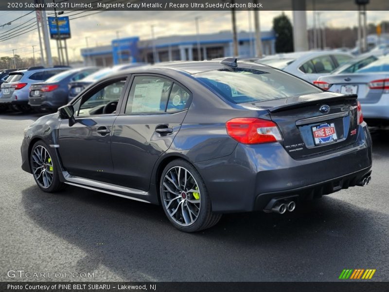 Magnetite Gray Metallic / Recaro Ultra Suede/Carbon Black 2020 Subaru WRX STI Limited