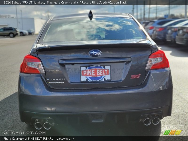 Magnetite Gray Metallic / Recaro Ultra Suede/Carbon Black 2020 Subaru WRX STI Limited