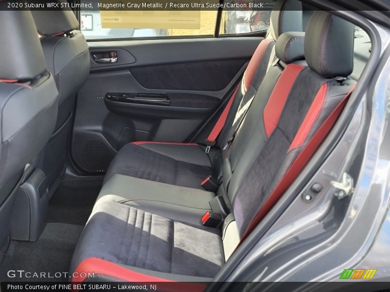 Magnetite Gray Metallic / Recaro Ultra Suede/Carbon Black 2020 Subaru WRX STI Limited