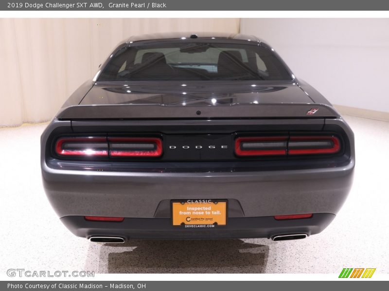 Granite Pearl / Black 2019 Dodge Challenger SXT AWD