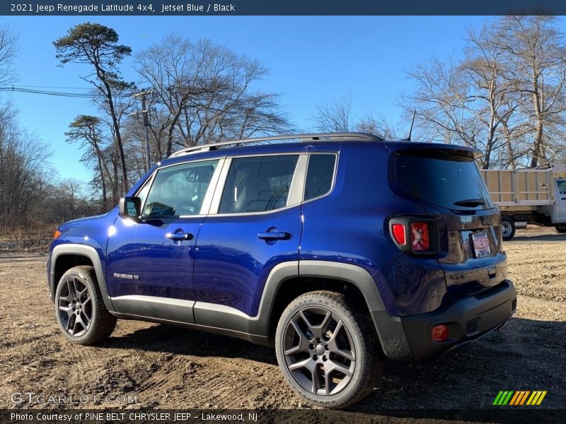 Jetset Blue / Black 2021 Jeep Renegade Latitude 4x4