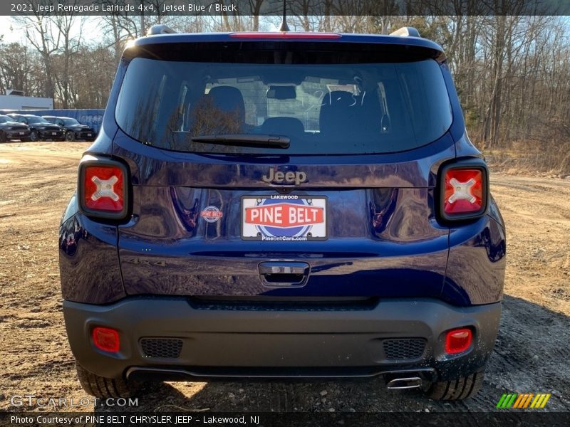 Jetset Blue / Black 2021 Jeep Renegade Latitude 4x4