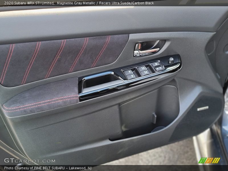 Magnetite Gray Metallic / Recaro Ultra Suede/Carbon Black 2020 Subaru WRX STI Limited