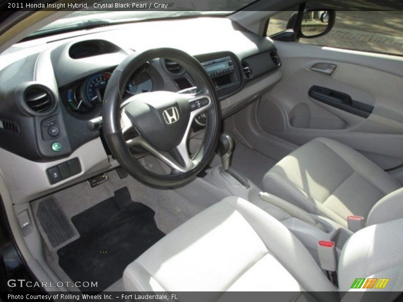 Front Seat of 2011 Insight Hybrid