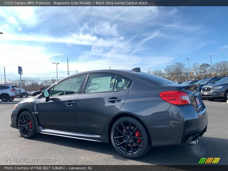 Magnetite Gray Metallic / Black Ultra Suede/Carbon Black 2020 Subaru WRX Premium