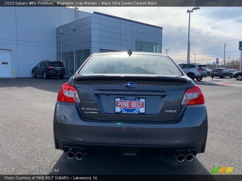 Magnetite Gray Metallic / Black Ultra Suede/Carbon Black 2020 Subaru WRX Premium