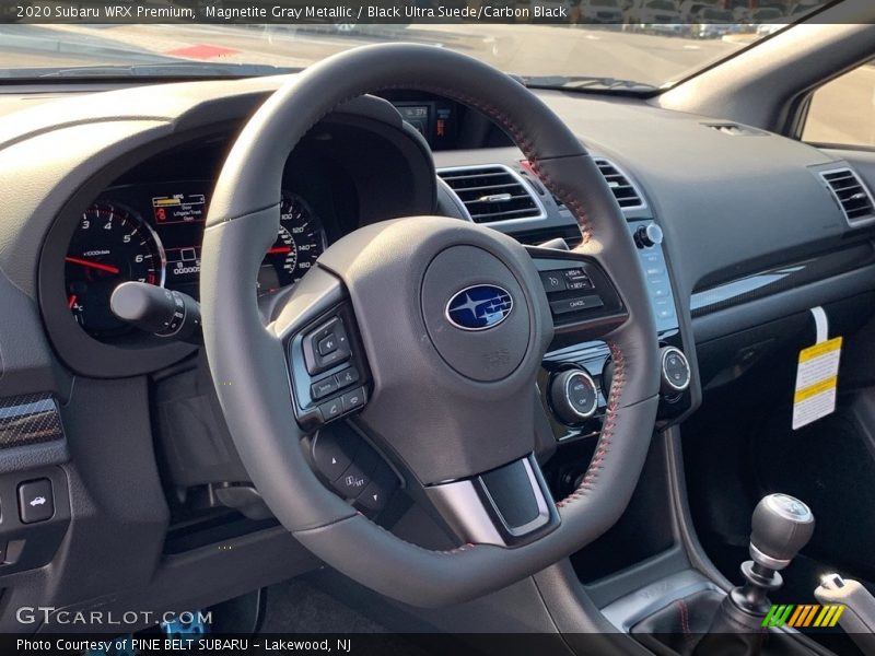 Magnetite Gray Metallic / Black Ultra Suede/Carbon Black 2020 Subaru WRX Premium
