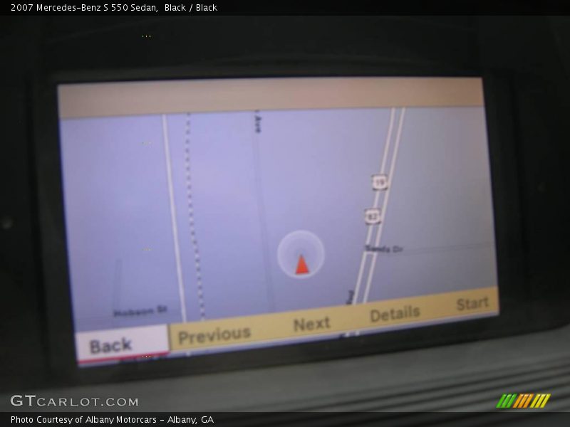 Black / Black 2007 Mercedes-Benz S 550 Sedan