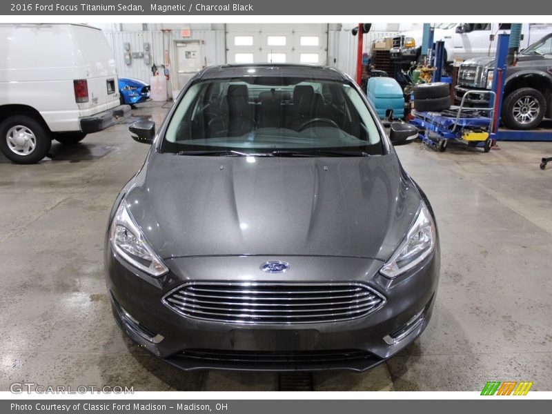 Magnetic / Charcoal Black 2016 Ford Focus Titanium Sedan