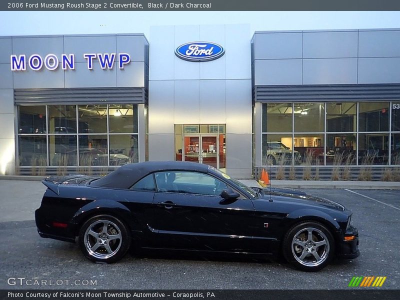 Black / Dark Charcoal 2006 Ford Mustang Roush Stage 2 Convertible