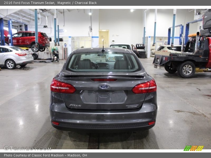 Magnetic / Charcoal Black 2016 Ford Focus Titanium Sedan