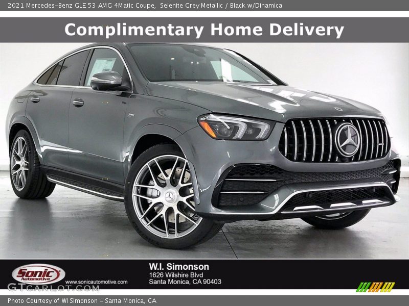 Selenite Grey Metallic / Black w/Dinamica 2021 Mercedes-Benz GLE 53 AMG 4Matic Coupe